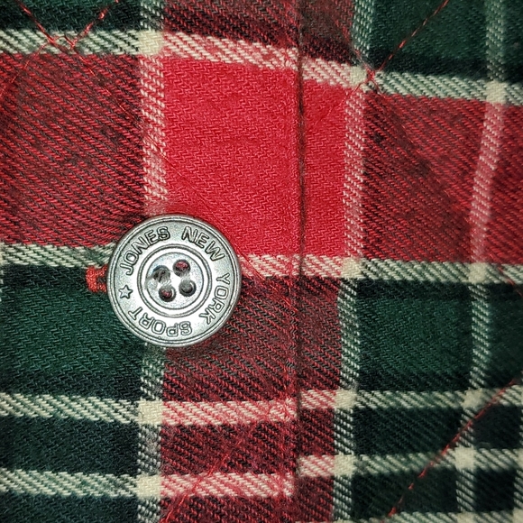 90s Jones New York Flannel Vest - Picture 5 of 6